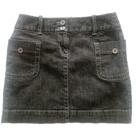 LOFT Skirts Loft Jean Mini Skirt Poshmark